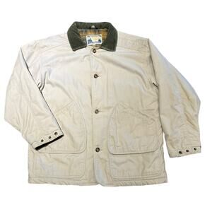 Woodsman All Terrain Apparel Mens Large Chore Coat with Flannel Interior